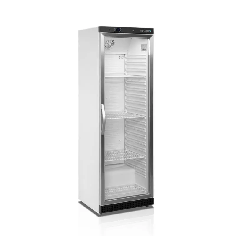 Chladiaca Skriňa Presklená - Biela - 350 L