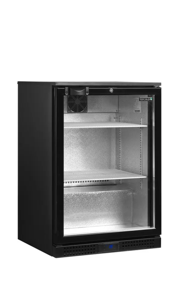 Zadný bar chladený - 1 sklenené otočné dvere - 115 L