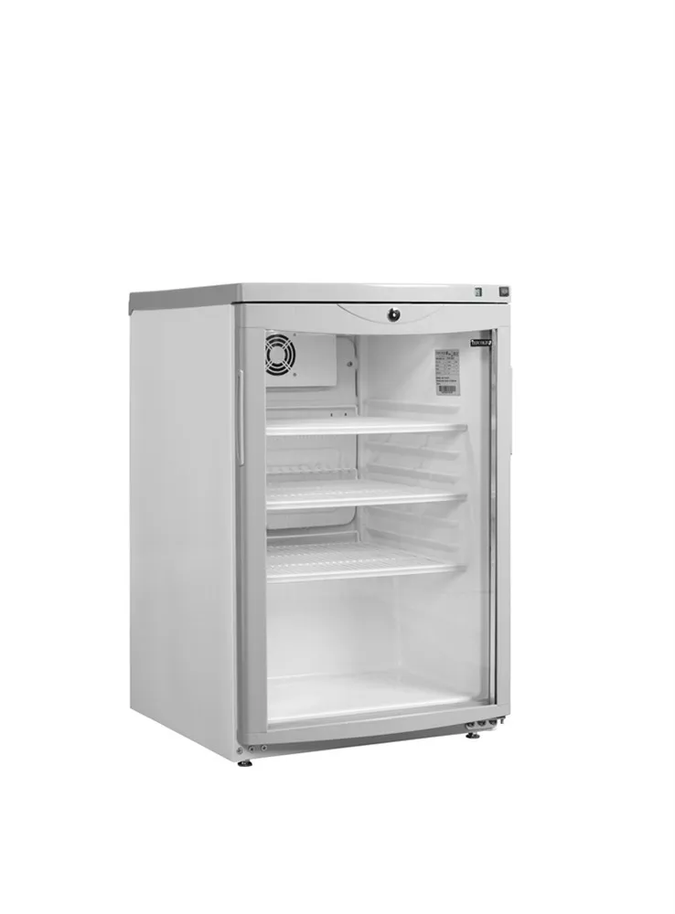Presklená chladnička na nápoje s ventilátorom - 85 L