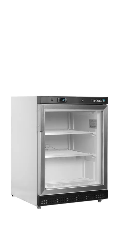 Vitrínová mraznička - Biela - 120 L