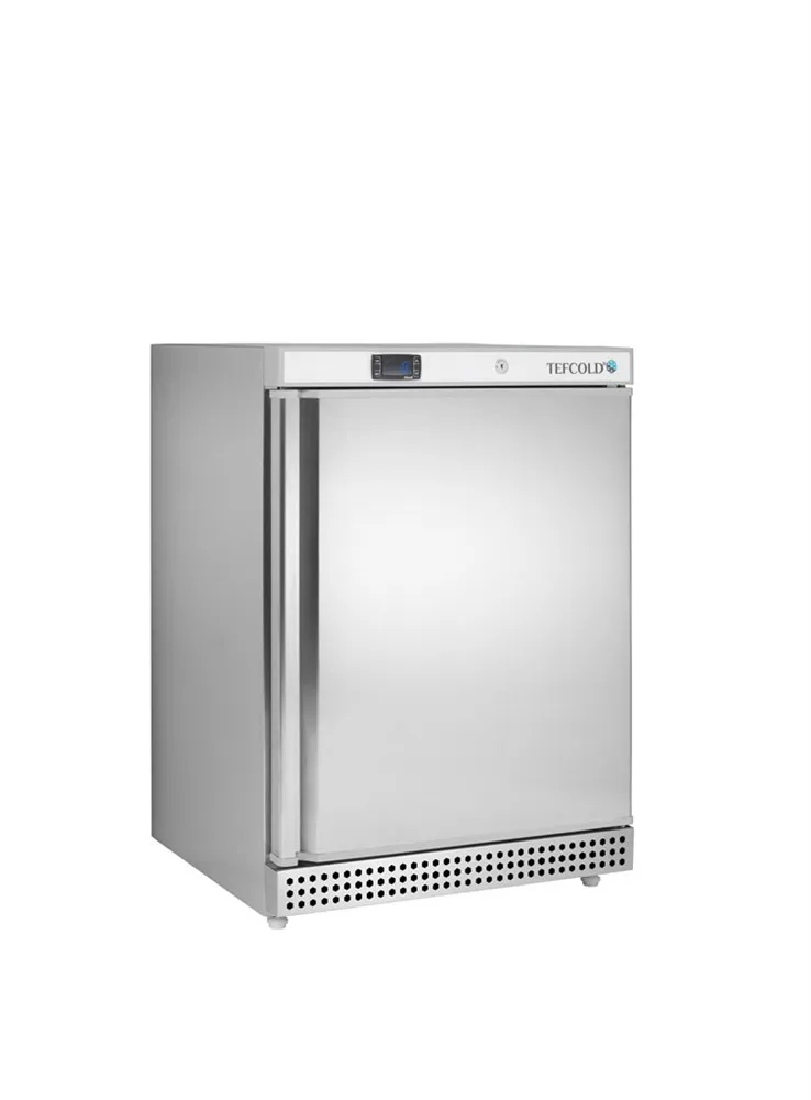 Ventilovaná negatívna chladnička - Nerez - 120 L