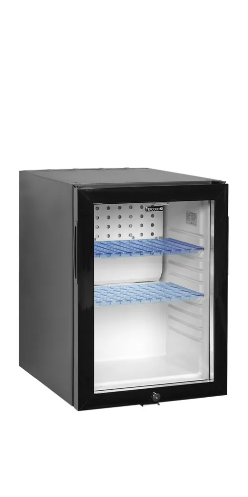 Mini chladnička do baru s presklenými dverami čierna - 34 L