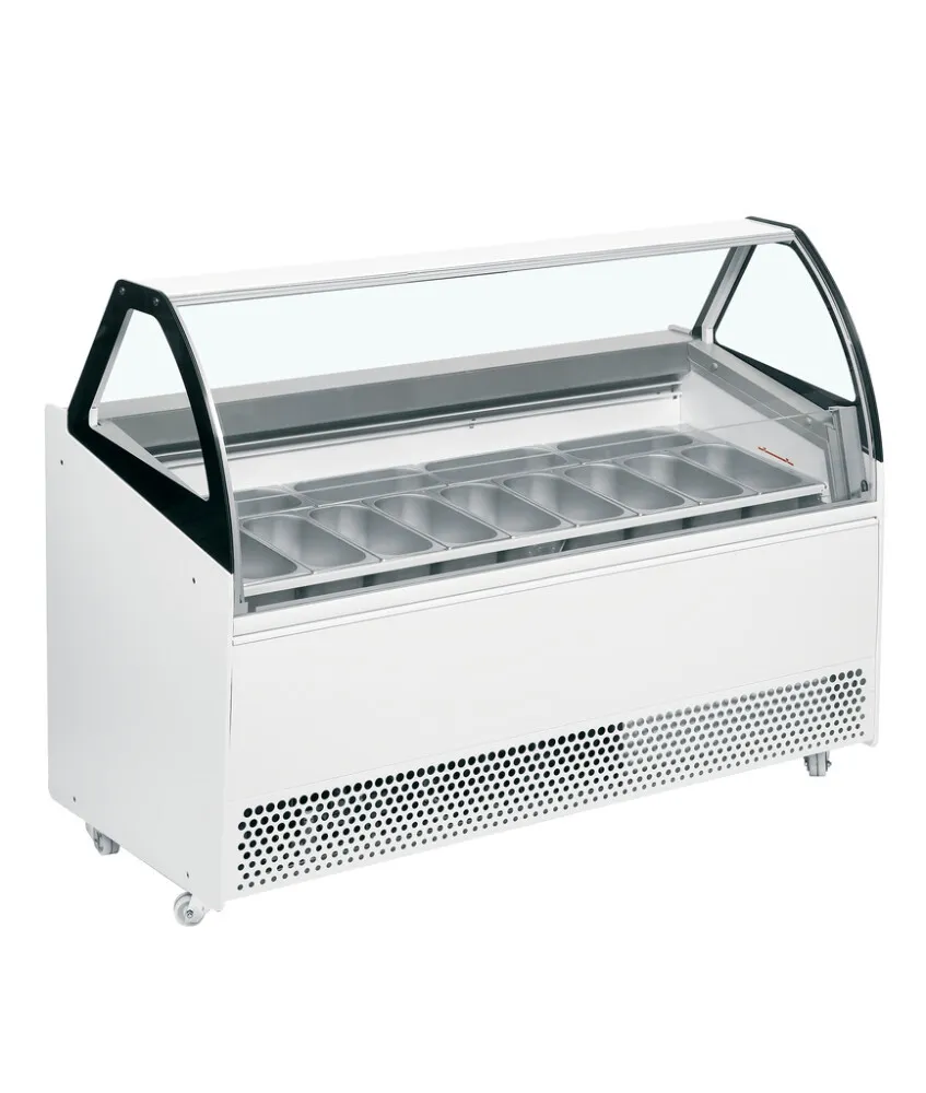 Vitrine na zmrzlinu s ventiláciou - 13 x 5 L