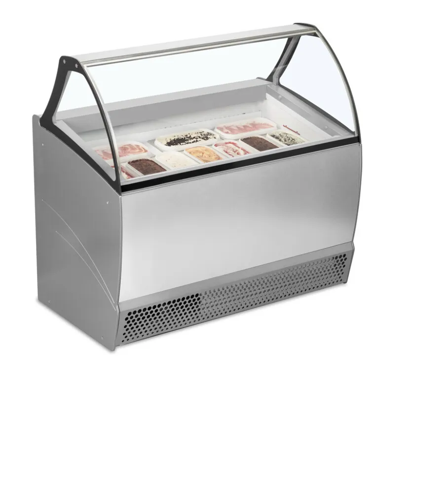 Vitrine na zmrzlinu s ventiláciou - 10 x 5 L