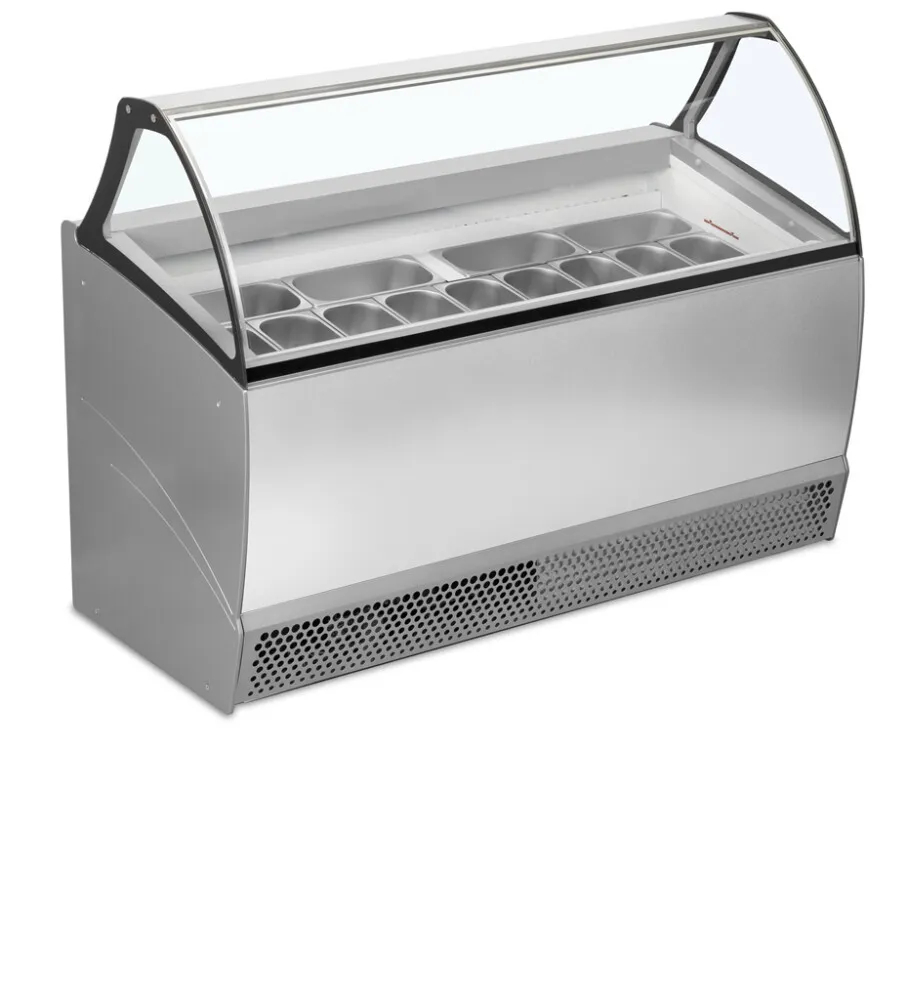 Vitrine na zmrzlinu s ventiláciou - 13 x 5 L