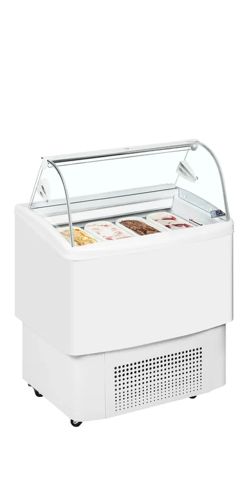 Vitrine na zmrzlinu s ventiláciou - 4 x 5 L