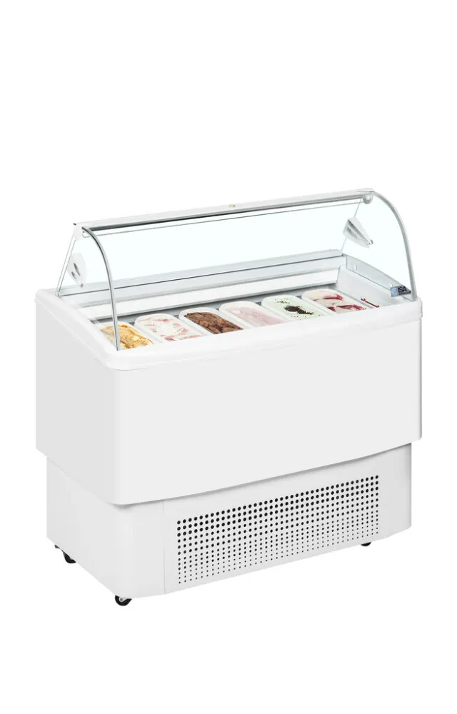 Vitrine na zmrzlinu s ventiláciou - 6 x 5 L