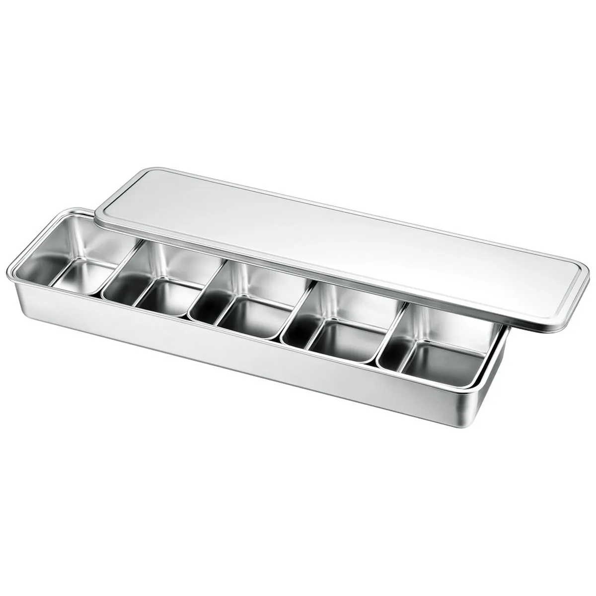 Japonská škatuľa s 5 priehradkami - 224 x 149 x 63 mm
