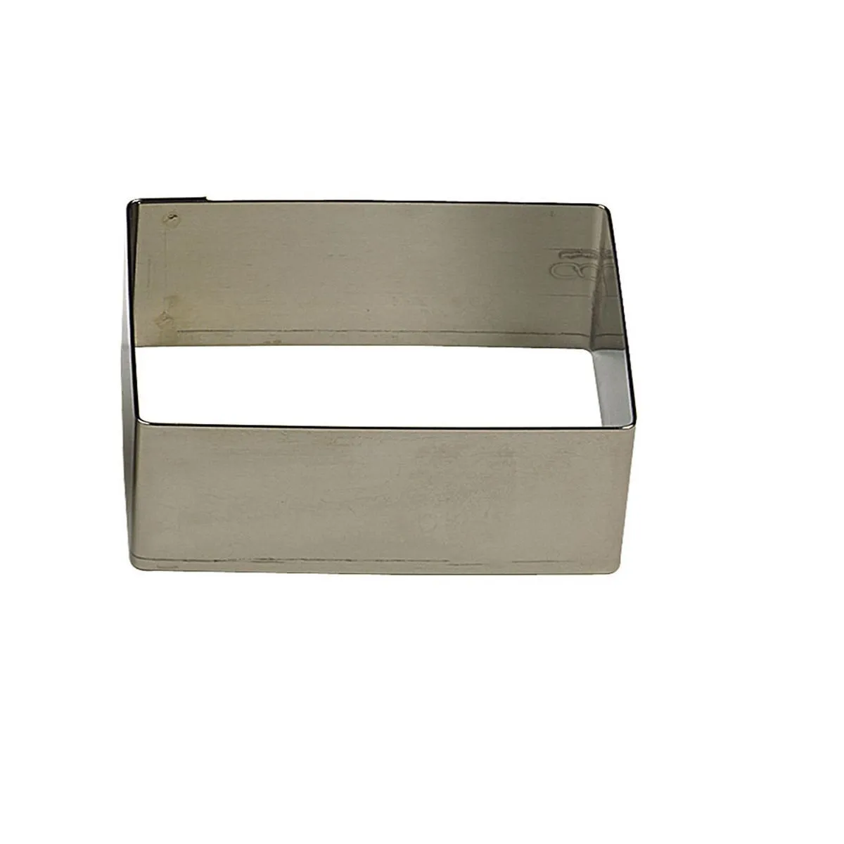 Nonnette Rectangle en Inox - 160 x 80 mm