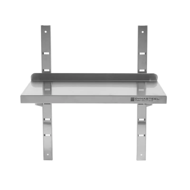 Nástenná polica z nehrdzavejúcej ocele - L 600 x P 300 mm