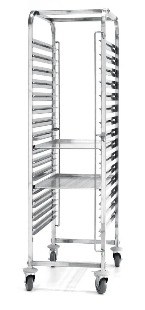 Cukrársky Regálový Vozík Nerez 15 Úrovní - 600 x 400 mm