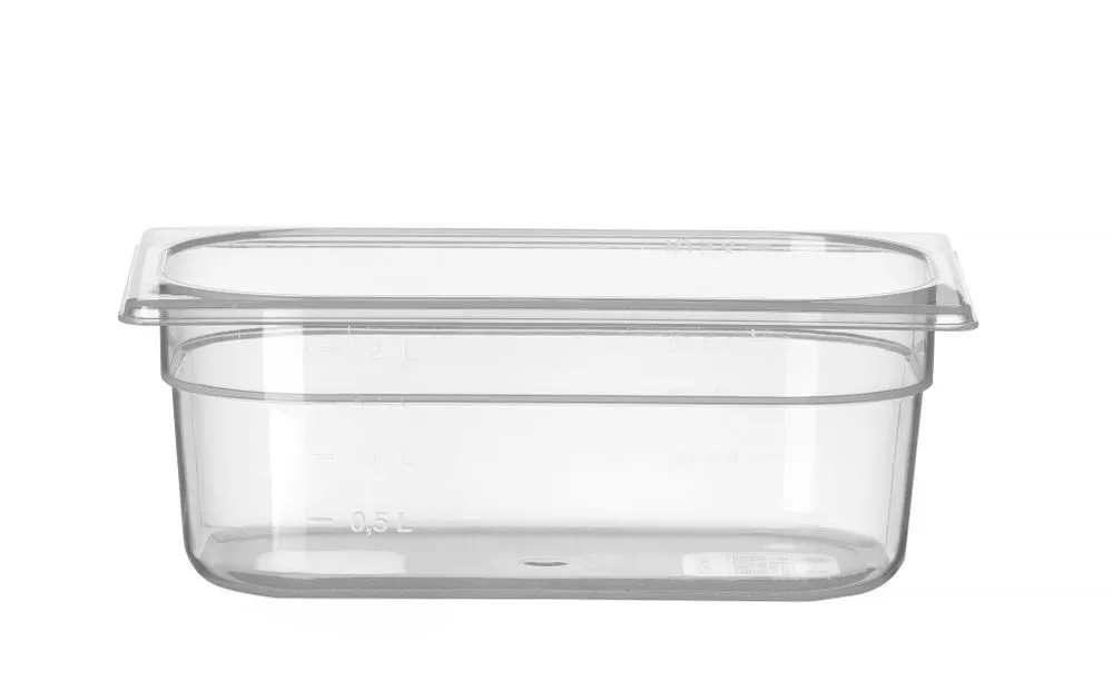 Bakalársky gastrobeh GN 1/4 z polypropylénu - Hĺbka 100 mm - 2,8 L