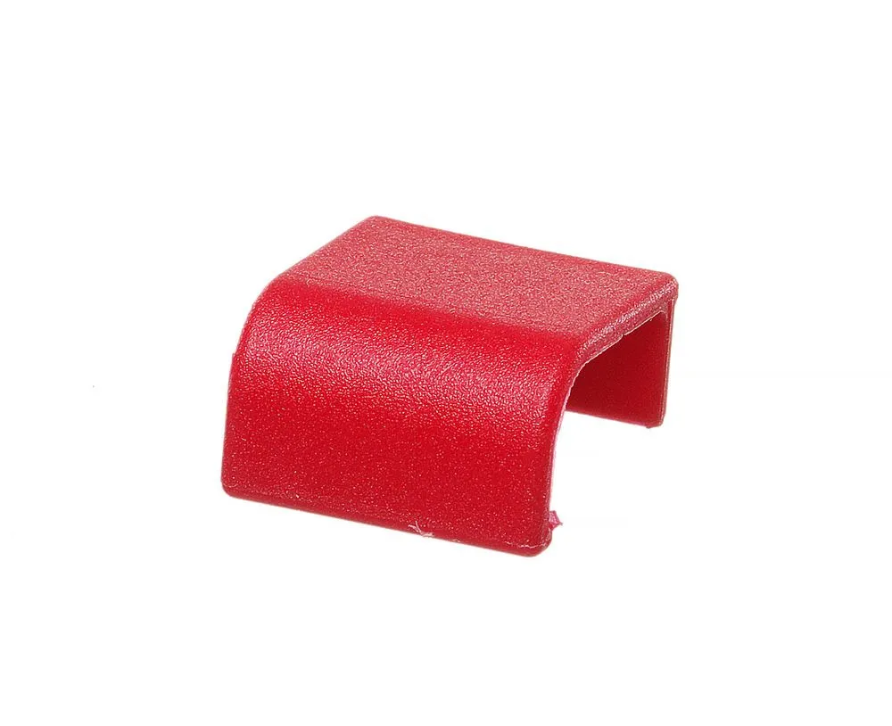Červené klipy na veko pre skladacie boxy - Balenie 12
