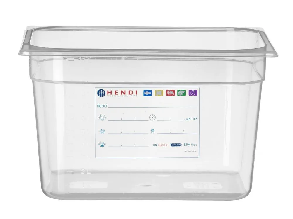 Kontajner Gastronorm GN 1/2 - 12,5 L - V 200 mm