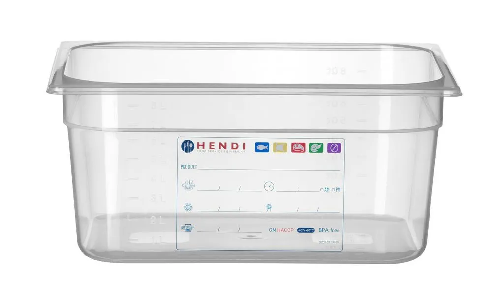 Kontajner Gastronorm GN 1/2 - 9,5 L - V 150 mm