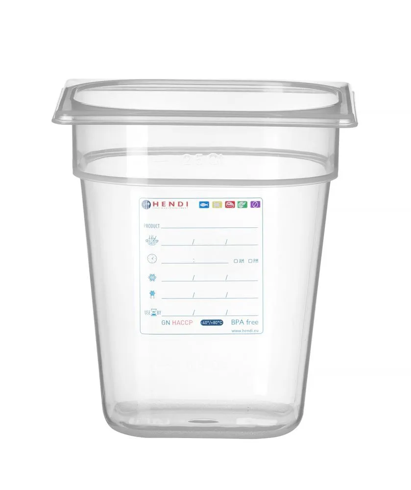 Kontajner Gastronorm GN 1/6 - 3,4 L - V 200 mm