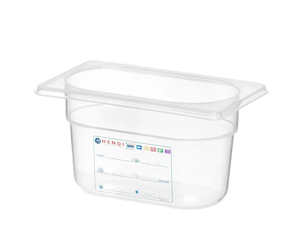 Kontajner Gastronorm GN 1/9 - 1 L - V 100 mm