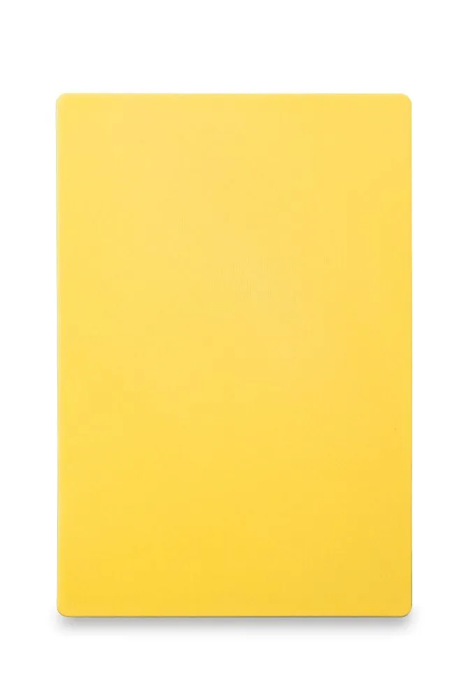 Kroj na krájanie HACCP - 600 x 400 mm - Žltý - 18 mm hrubý
