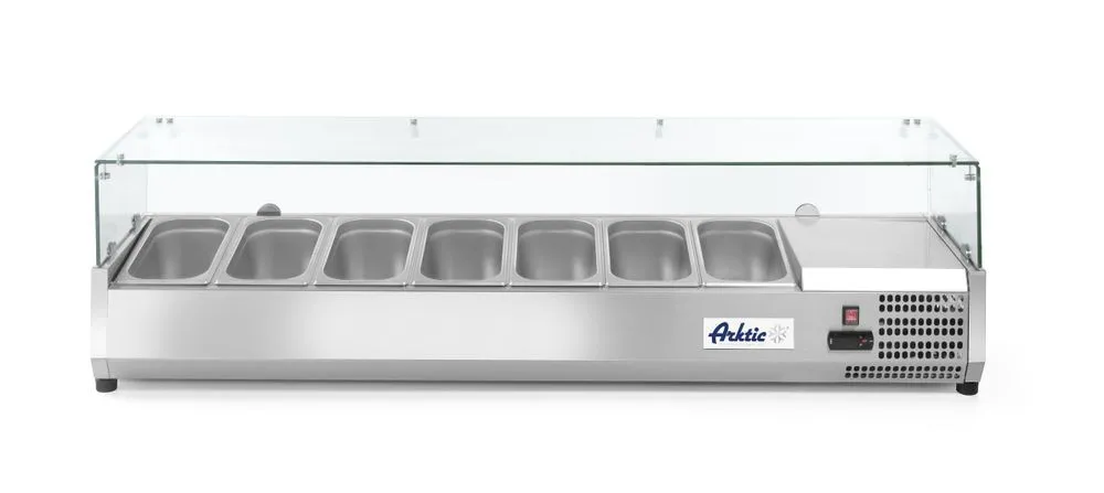 Vitrína s chladením - 7 x GN 1/3