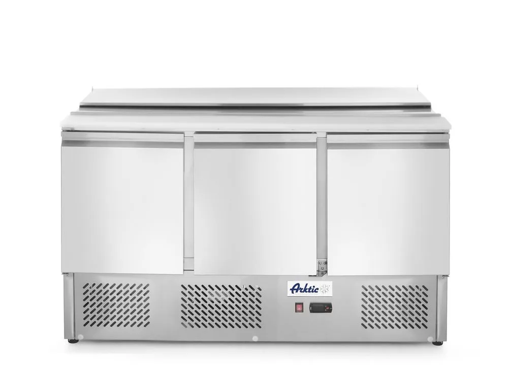 Saladette 3 Dvere - 380 L - 4 Gastronádoby GN 1/1