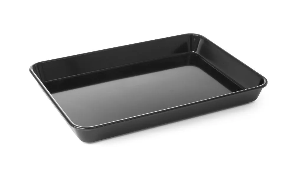 Mäsové tácky čiernej farby - 350 x 250 mm