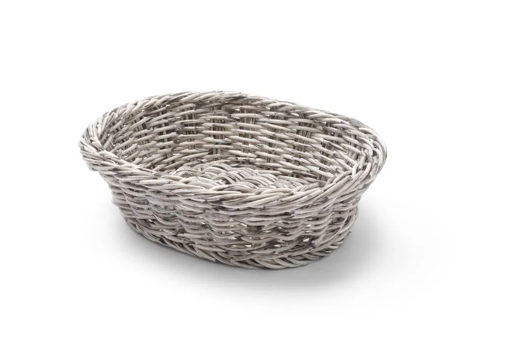 Oválny sivý chliebik - 250 x 190 mm