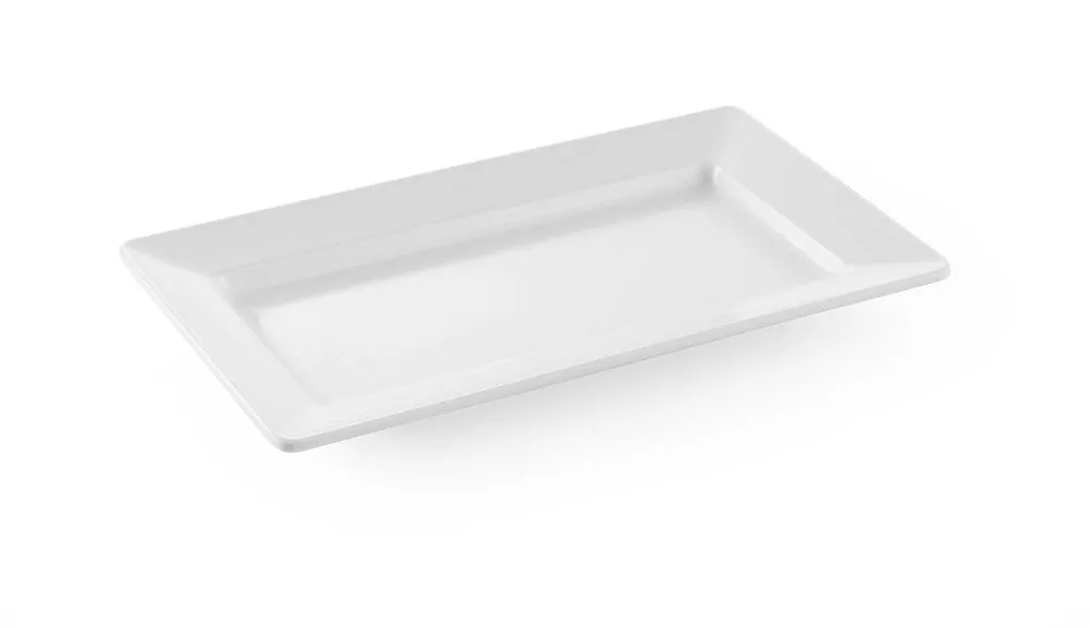 Obdĺžnikový tanier z melamínu - 360 x 205 mm