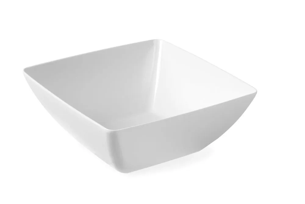 Štvorcová biela miska - 270 x 270 mm