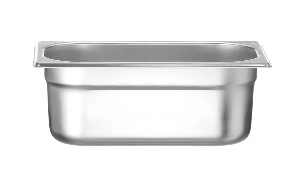 Bakalársky gastro GN 1/4 nerez - Hĺbka 100 mm - 2,8 L