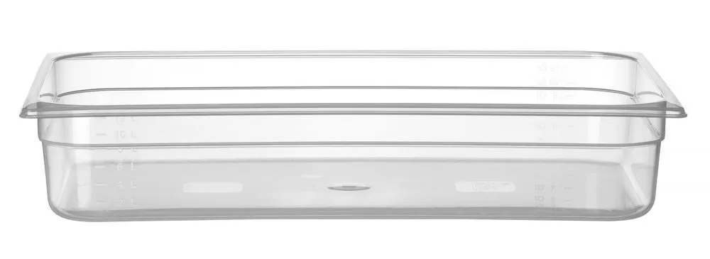 Bakalársky gastrobeh GN 1/1 s mierkou - Polypropylén - Hĺbka 100 mm - 14 L