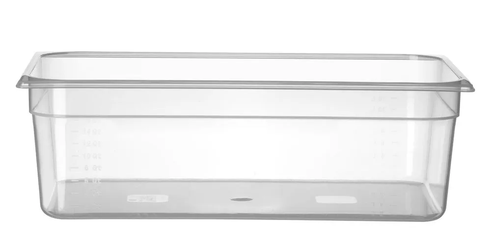 Bakalársky gastrobeh GN 1/1 s mierkou - Polypropylén - Hĺbka 150 mm - 21 L