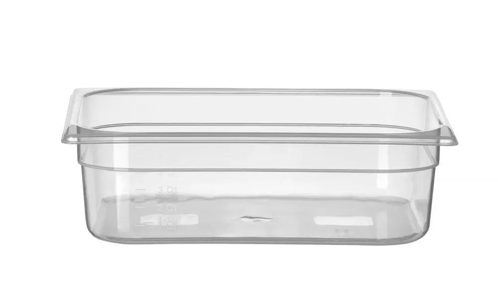 Bakalársky gastro GN 1/2 s mierkou - Polypropylén - Hĺbka 100 mm - 6,5 L