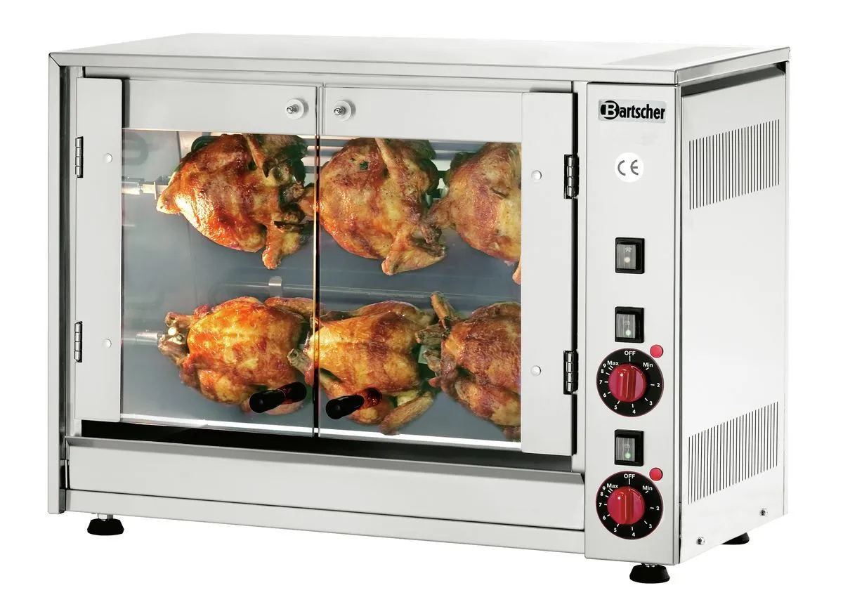 Elektrický rotačný gril - 6 kurčiat
