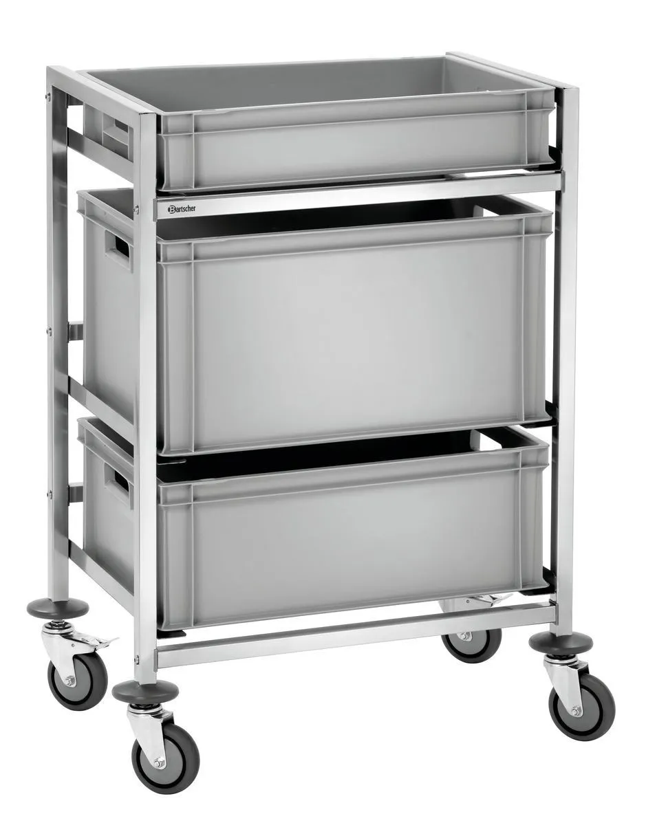 Vozík na uskladnenie pre euro normové boxy.