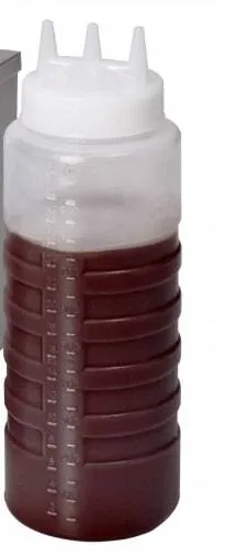 Fľaša 3 nalievacie hrdlá