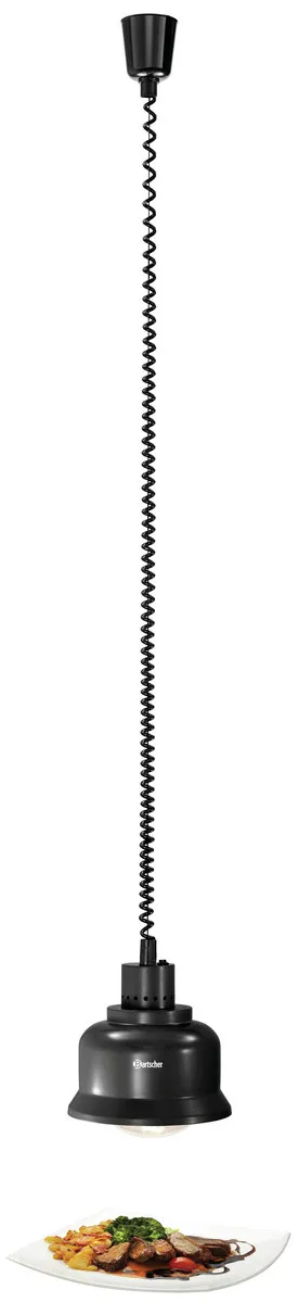 Infrapanelová čierna infračervená lampa