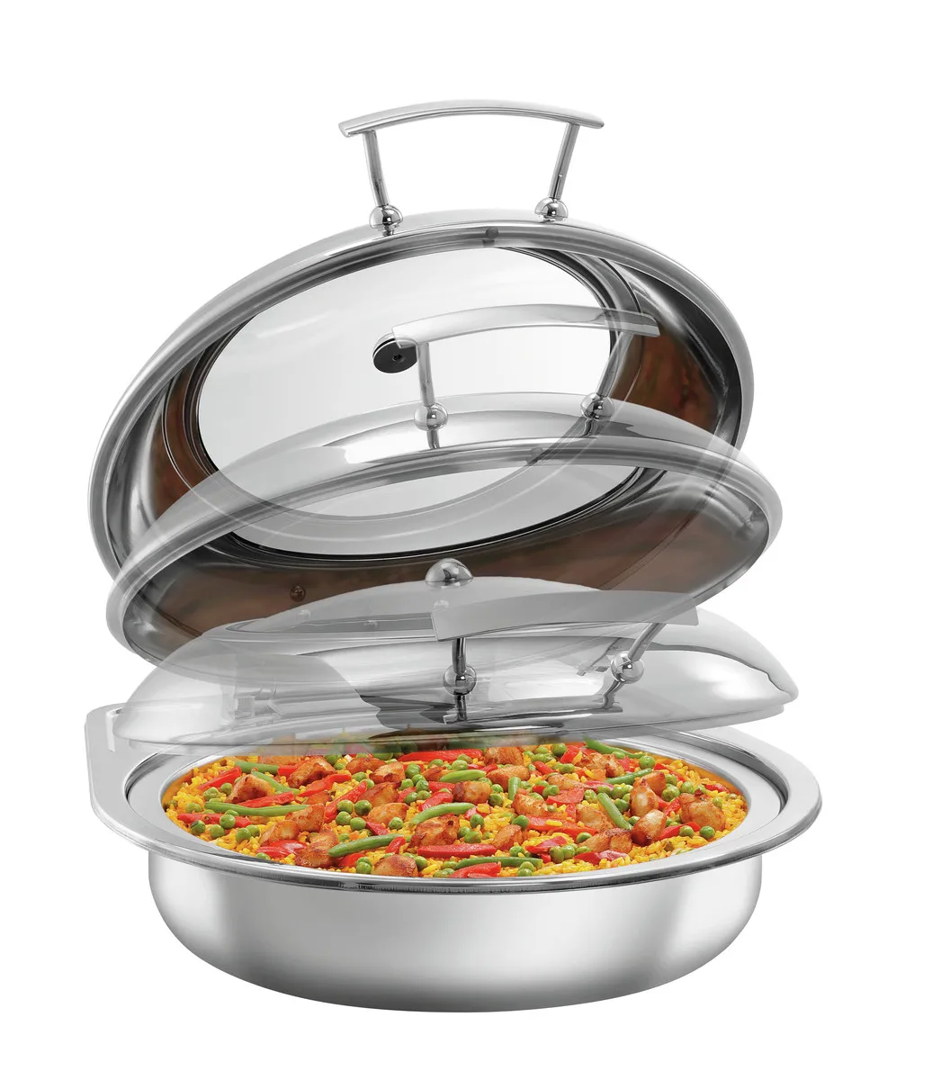 Chafing Dish na stôl s indukčným ohrievačom - 6,2 L - 435 x 472 mm