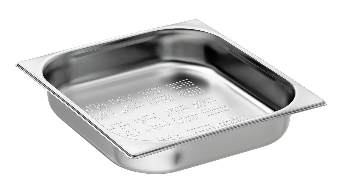 Bakalársky gastrobeh GN 2/3 s otvormi - Hĺbka 65 mm - 5,5 L