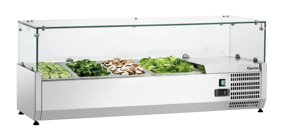 Saladeta na stôl - 3 x GN 1/3 + 1 x GN 1/2