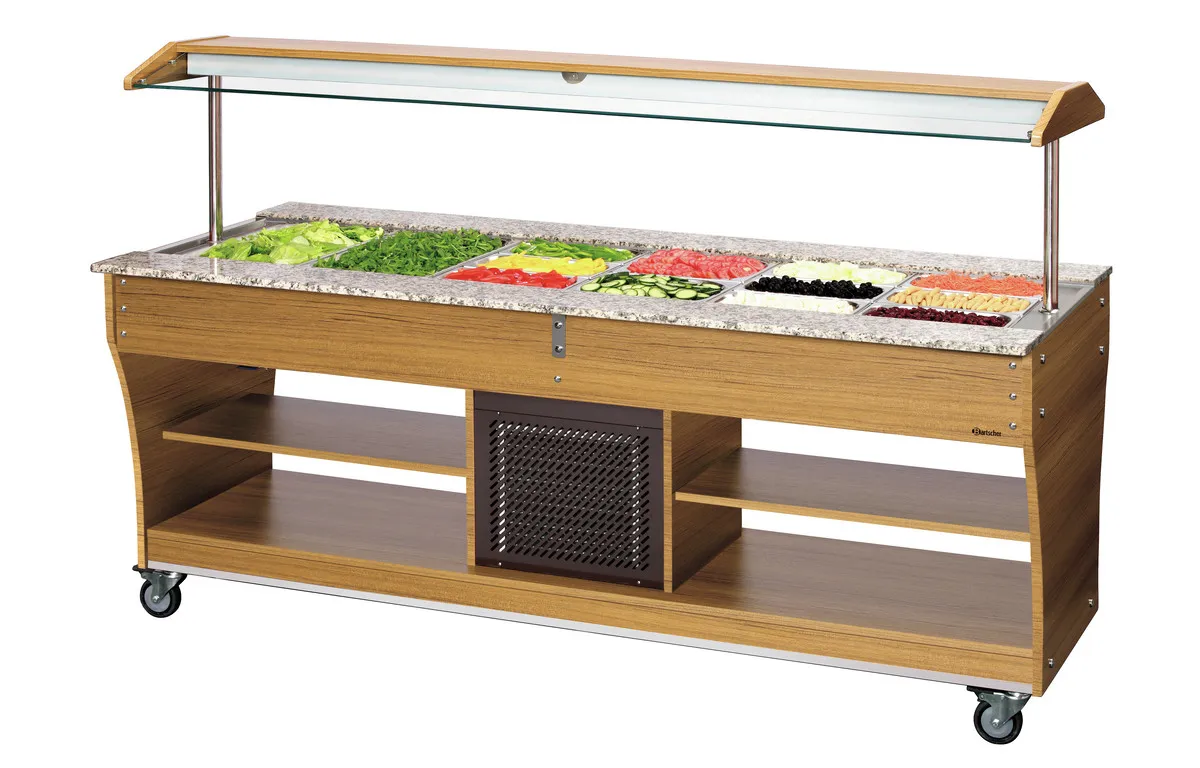 Bufet / Chladený šalátový bar - 6 x GN 1/1