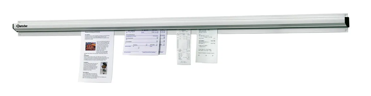 Držiak na karty na stenu hliníkový - 910 mm