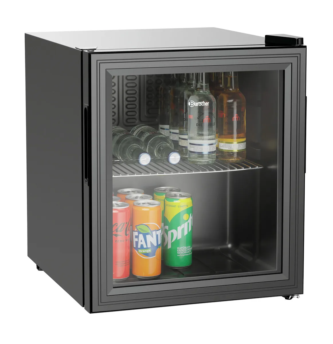 Minibar s dverami z skla - 46 L