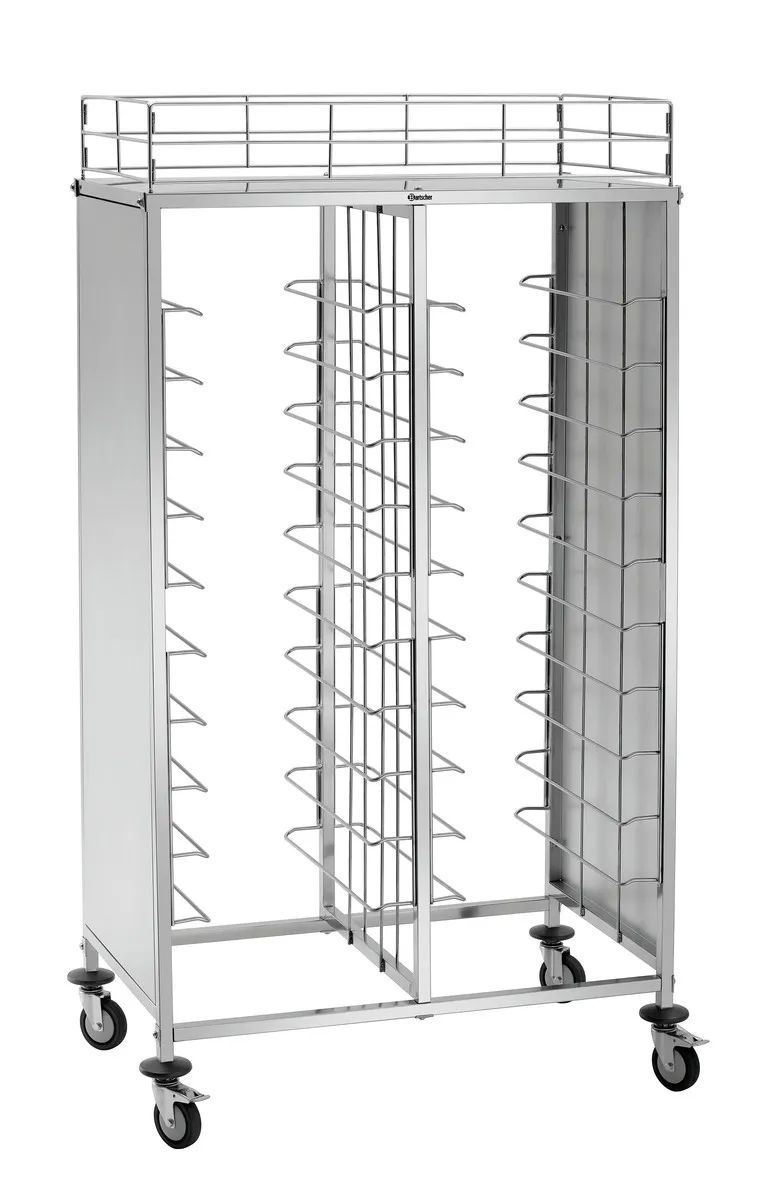 Voziček s nerezovými doskami - 80 kg