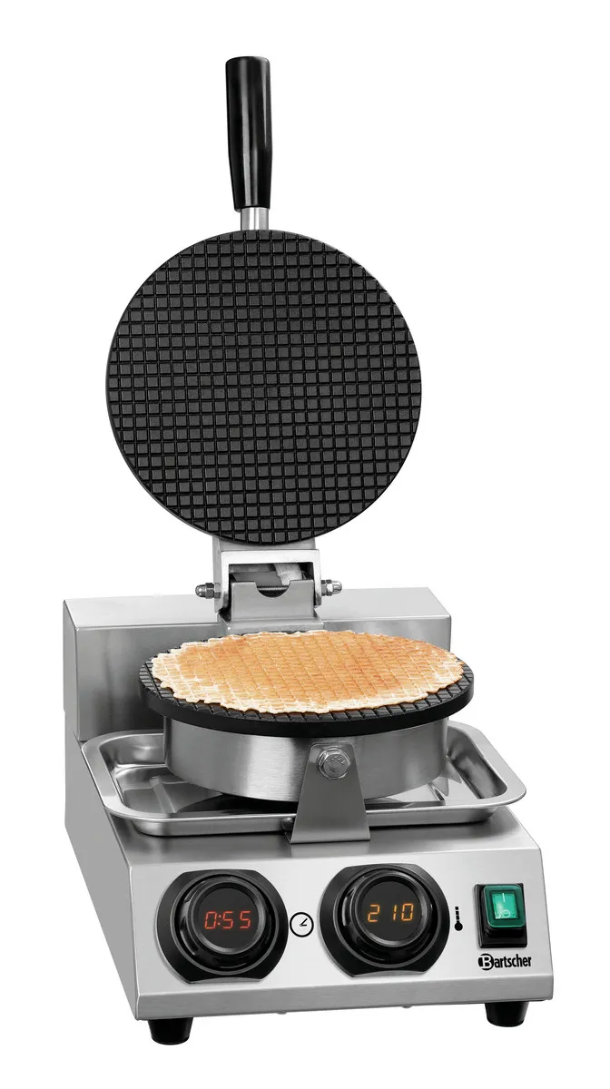 Vafľovač kužeľový zo štíhlej ocele - 1000 W