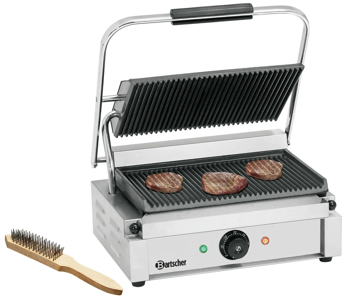 Gril Panini na kontakt - Ryhované platne