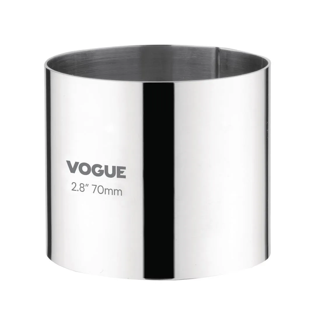 Kruhový tvar z nerezovej peny - Ø 70 mm - H 60 mm