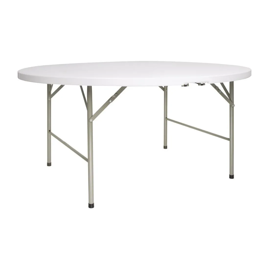 Sklápací stolík s bielym stredom - Ø 1530 mm