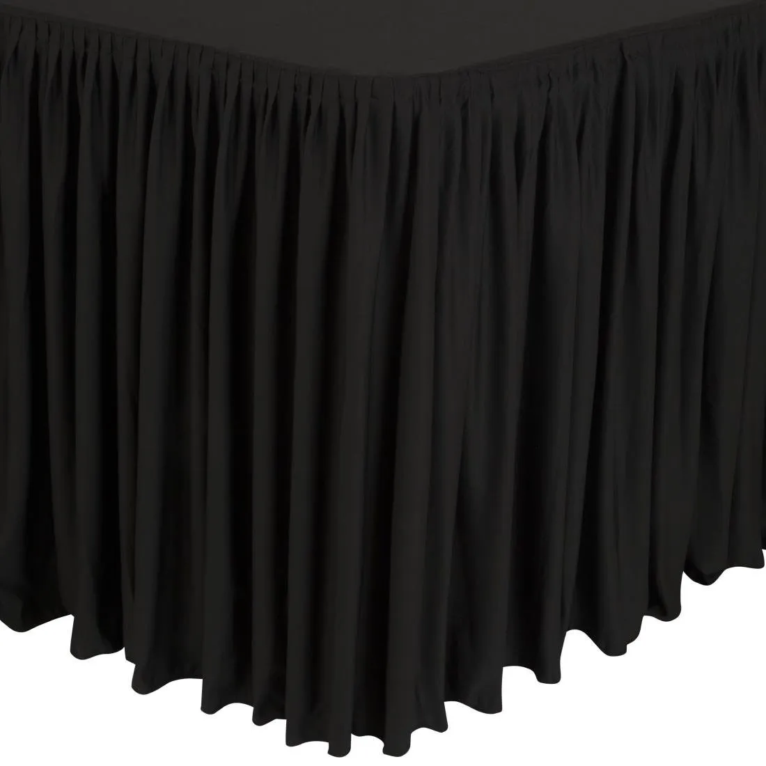 Čierna obdĺžniková obrus a podšitie - 750 x 1820 mm