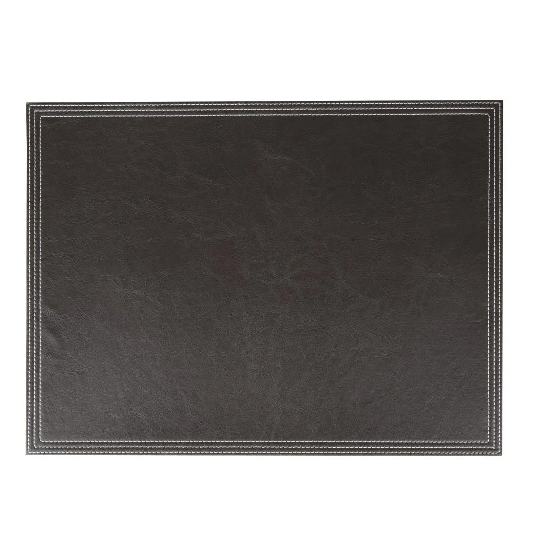 Podložka na stôl z hnedého koženého imitátu - 300 x 400 mm