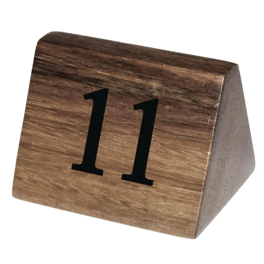 Čísla stolov z dreva od 11 do 20